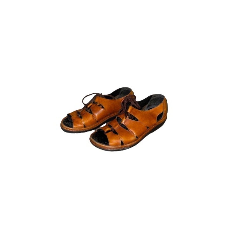 Reiker Cognac Leather Sandals - Women’s Size 37